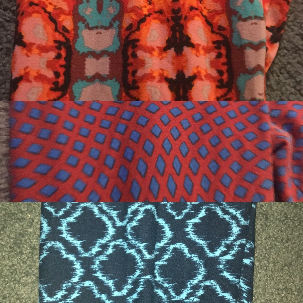 Lularoe Leggings One Size - 3 Pairs